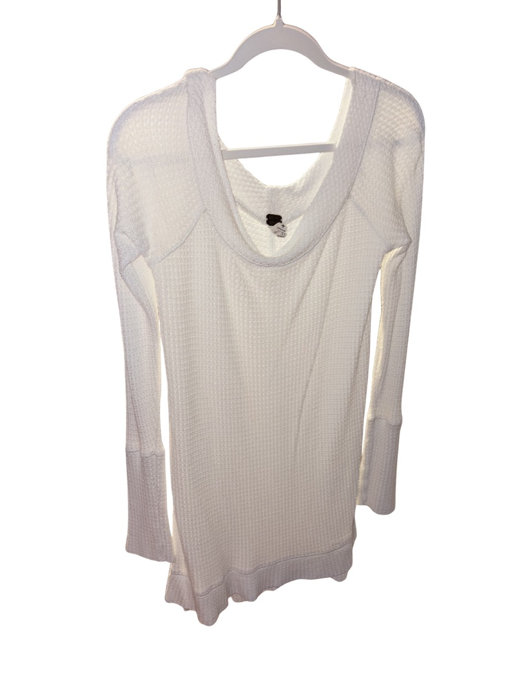 Large We The Free Cream Waffle Knit Long Sleeve Tunic-Read Notes